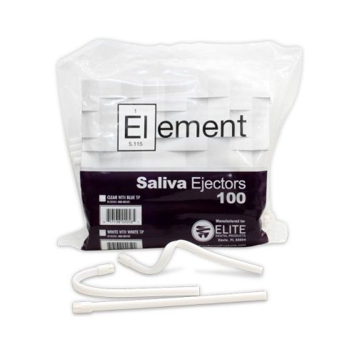 Element Saliva Ejector-White White
